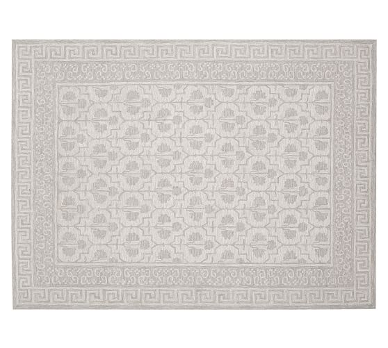 Pottery Barn BRAYLIN TUFTED WOOL RUG - GRAY pottery barn rugs sale 2017