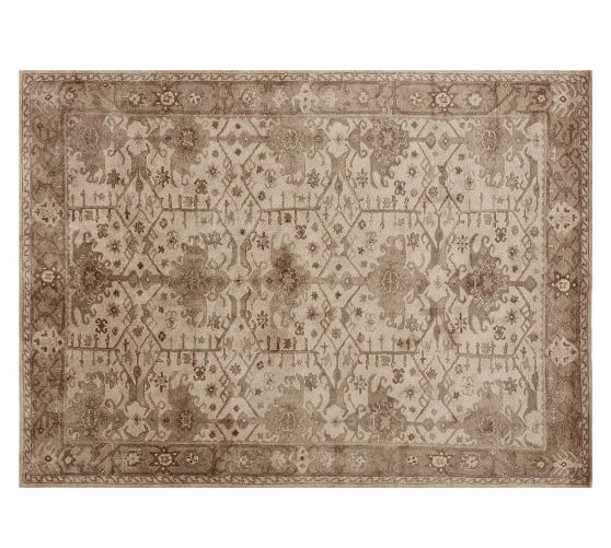 Pottery Barn CHANNING PERSIAN RUG - NEUTRAL pottery barn rugs sale 70 off