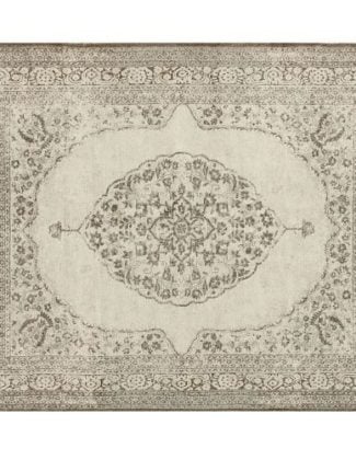 Pottery Barn ELYSE PRINTED RUG - GRAY pottery barn rugs sale