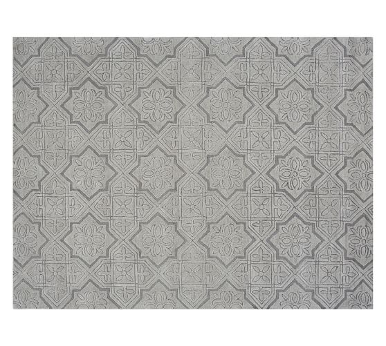 Pottery Barn FARRAH RUG - GRAY pottery barn buy more save more sale