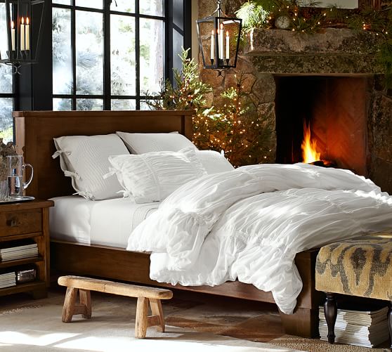 Pottery Barn HADLEY RUCHED DUVET COVER SHAM pottery barn duvet and quilts sale 