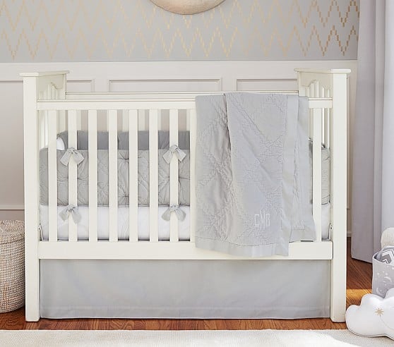 Pottery Barn Kids Kendall Convertible Crib Simply White Gray pottery barn kids super sale