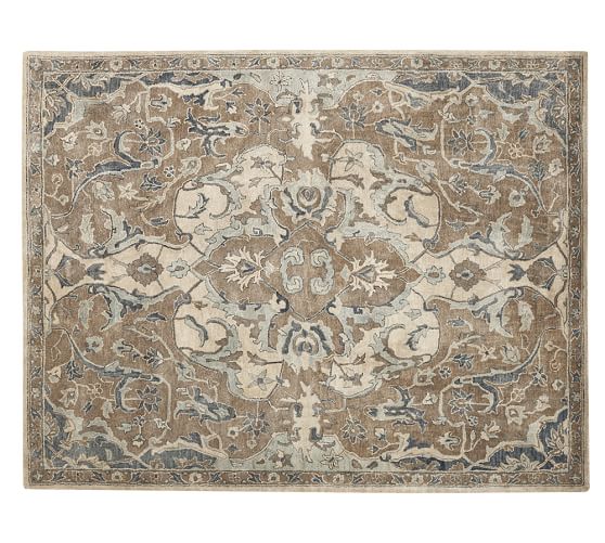 Pottery Barn NOLAN PERSIAN-STYLE RUG NEUTRAL pottery barn rugs sale 2017