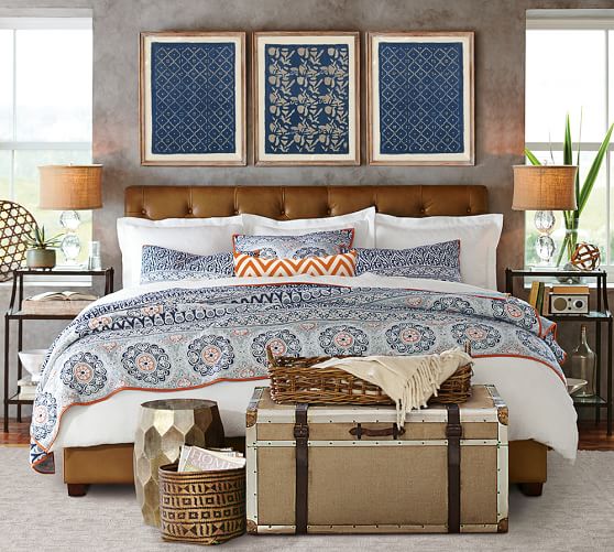Pottery Barn PIA MEDALLION QUILT and SHAM pottery barn duvet quilts sale summer 2017 july