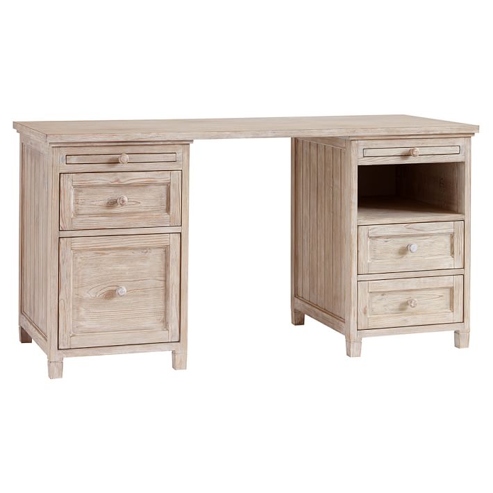 Pottery Barn Teen Beadboard Smart Desk + Hutch pbteen study and save sale