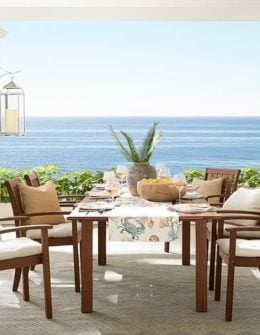 Pottery barn CHATHAM RECTANGULAR EXTENDING DINING TABLE, DARK HONEY pottery barn outdoor furniture sale 60 percent off
