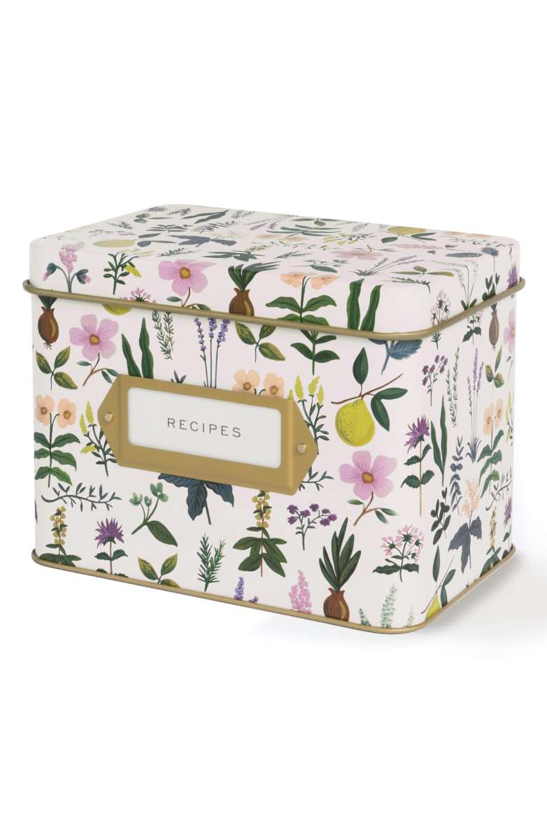 RIFLE PAPER CO. Herb Garden Recipe Tin White nordstrom anniversary sale 2017