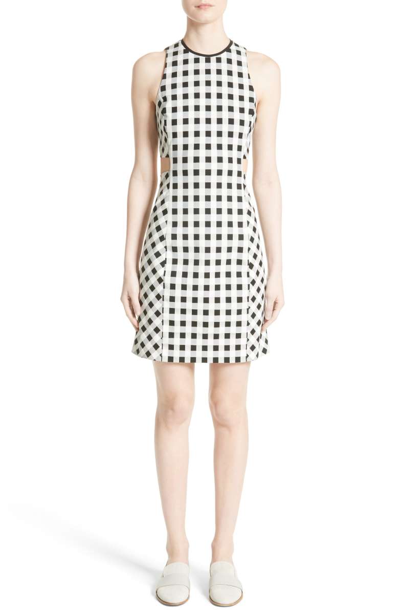 Rag and Bone Tahoe Gingham Dress Black White nordstrom gingham dresses