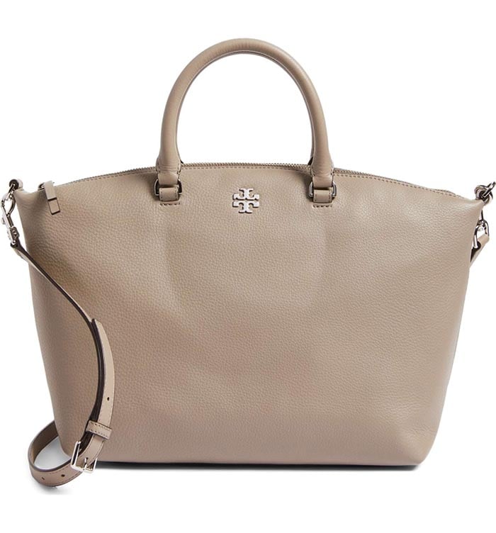 TORY BURCH Frida Leather Satchel Light Oak nordstrom anniversary sale