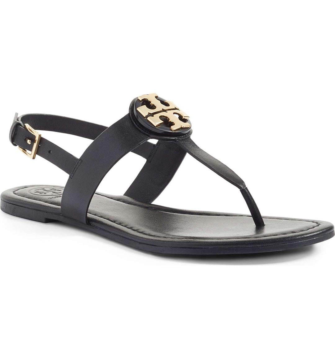 Tory Burch Bryce Sandal Black Gold Nordstrom anniversary sale