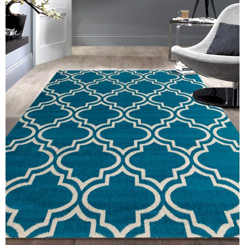 World Rug Gallery Newport Blue Area Rug Wayfair rug market sale
