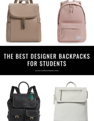 Trend expert, journalist and blogger, Candace Rose Anderson of the blog Candie Anderson (candieanderson.com) has the scoop on the best designer backpacks for students for back to school and throughout the year.