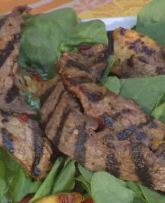 Watch Camila Alves show Matt Lauer how to make a delicious Brazilian steak salad on the Monday, July 31, 2017 episode of the Today show.