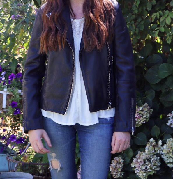 candace rose black leather moto jacket topshop rosemary leather biker jacket candie anderson candieanderson blog anderson 2017 nordstrom anniversary sale crop