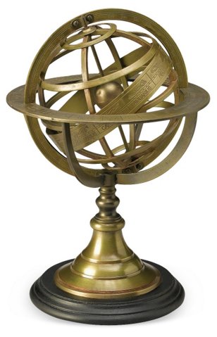 Antique Brass Zodiac Globe One Kings Lane 20% sale