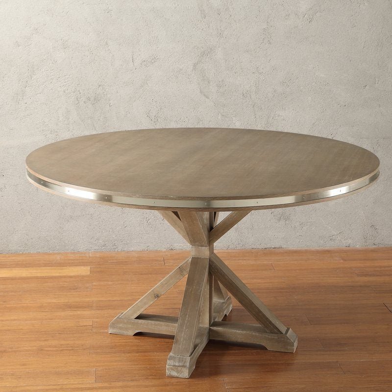Augusta Round Pedestal Dining Table joss and main labor day sale