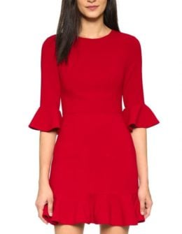 Black Halo Brooklyn Dress Bonfire bell sleeve dresses fall 2017