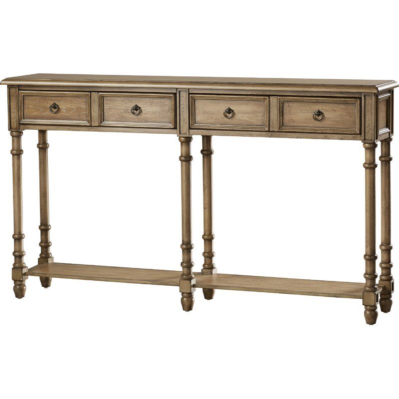 Bradley Console Table Light Brown joss & main labor day sale