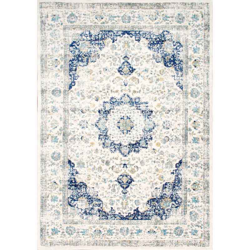 Charlton Home Doylestown Blue Area Rug wayfair labor day clearance sale