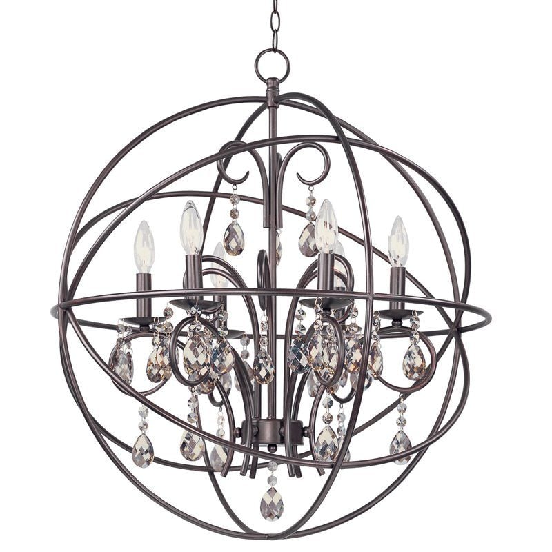 Galanis 6-Light Chandelier Joss and Main labor day sale
