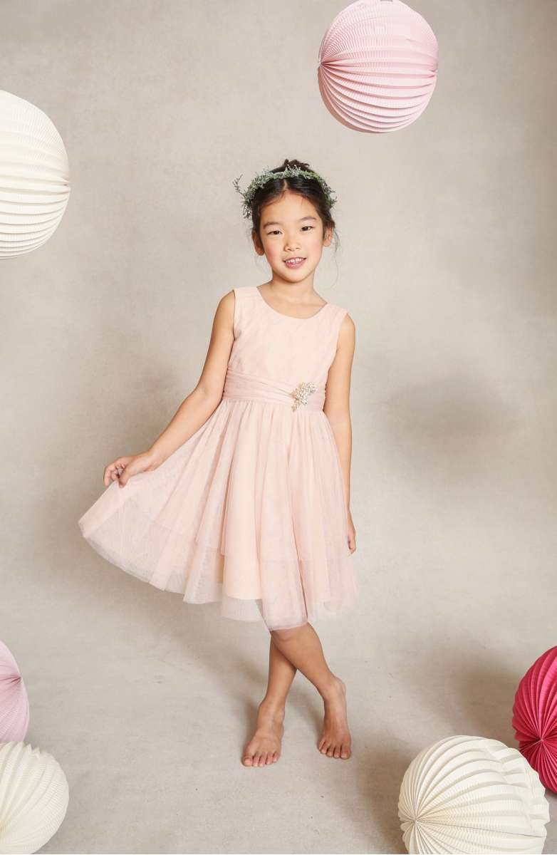 JENNY YOO Etsy Tulle Dress Cameo Pink back to school dresses toddler girls 2017 