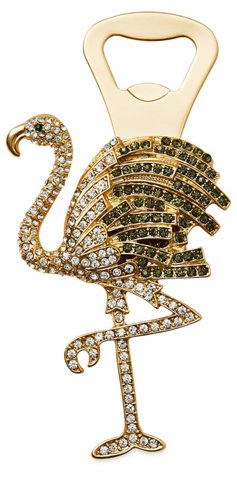 JOANNA BUCHANAN Flamingo Bottle Opener, Gold/Dark Gray one kings lane 20 percent sale 