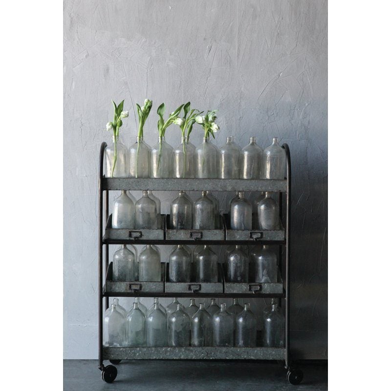 Jean Metal Storage Cart galvanized garden home joss and main labor day sale