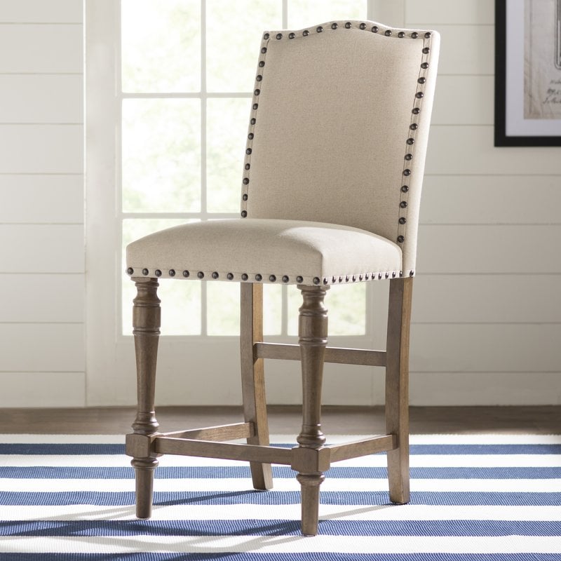 Laurel Foundry Modern Farmhouse Fortunat 26" Bar Stool wayfair fall dining furniture sale