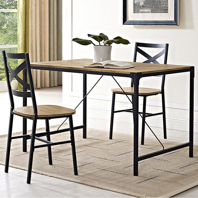 Madeline Angle Iron and Wood Dining Table joss and main labor day sale