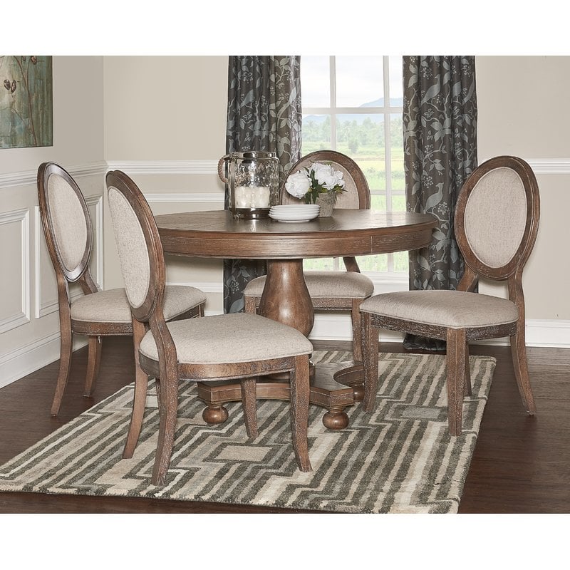 One Allium Way Hallows Creek 5 Piece Dining Set wayfair dining furniture sale