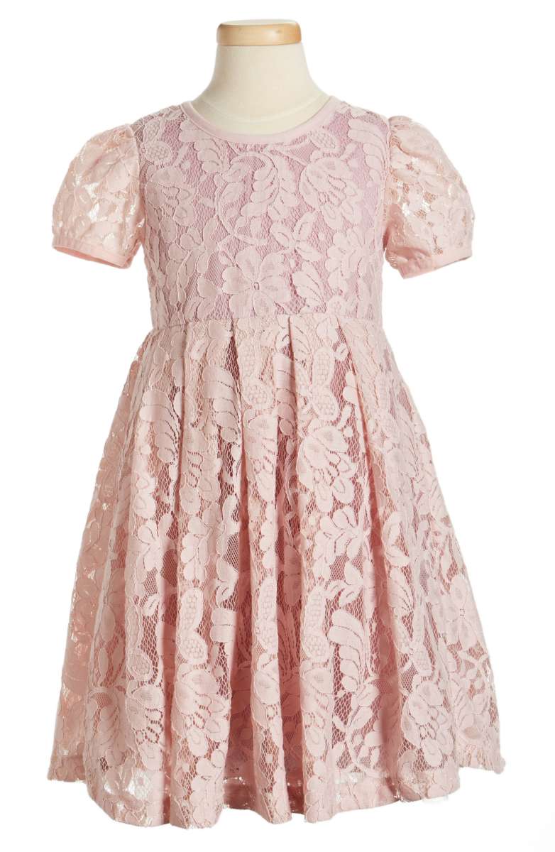POPATU Lace Dress Dusty Pink back to school dresses toddler girls 2017