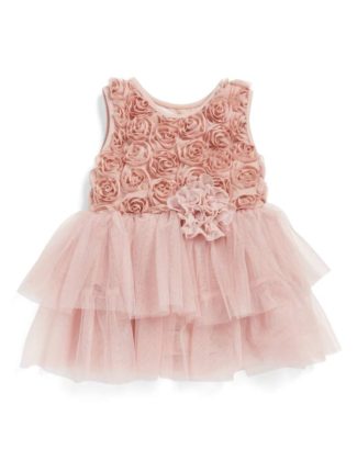 POPATU Rosette Tulle Dress Dusty Pink baby girls dresses shop nordstrom anniversary sale