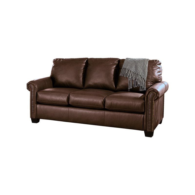 Pella 84" Faux Leather Sleeper Sofa joss and main labor day sale
