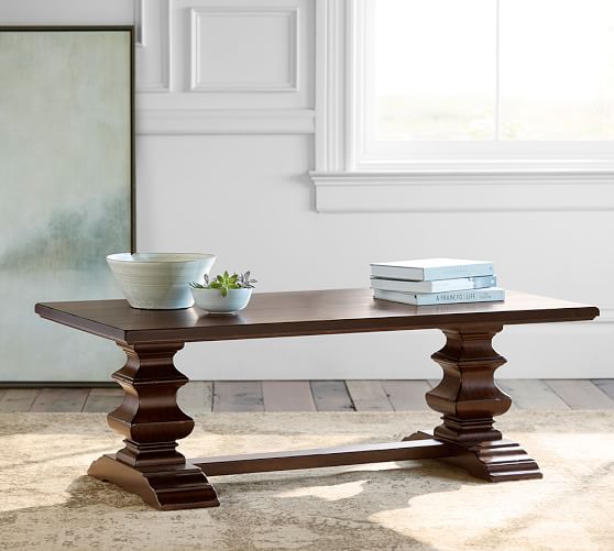 Pottery Barn BANKS COFFEE TABLE pottery barn mega sale