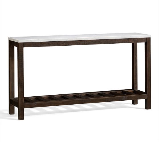 Pottery Barn CONNOR CONSOLE TABLE - MARBLE pottery barn premier sale