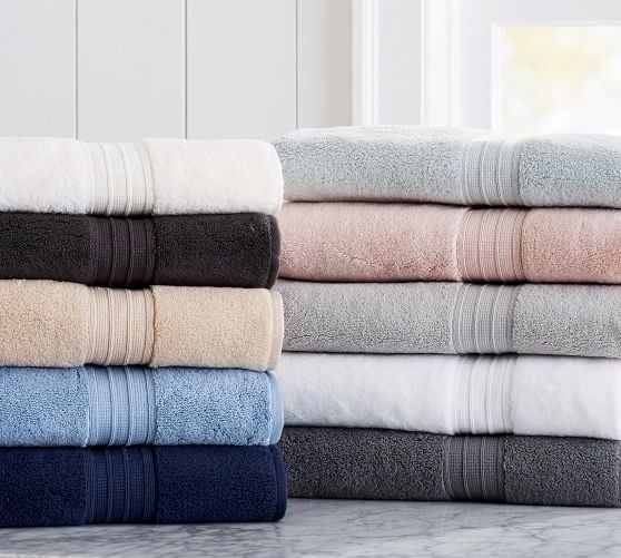 Pottery Barn HYDROCOTTON QUICK-DRYING BATH TOWELS Premier Deal Eco-Friendly premier sale