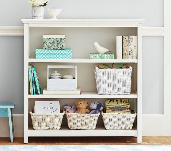 Pottery Barn Kids Cameron 3-Shelf Bookcase Simply White buy more save more sale