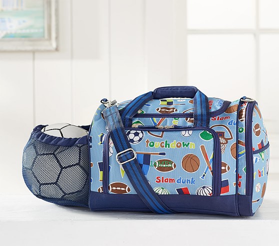 Pottery Barn Kids Mackenzie Junior Varsity Sports Duffle Bag sale