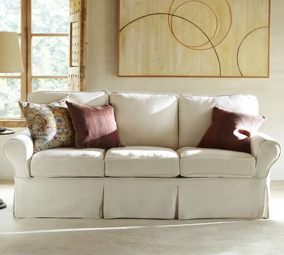 Pottery Barn PB BASIC SLIPCOVERED SOFA COLLECTION pottery barn premier sale