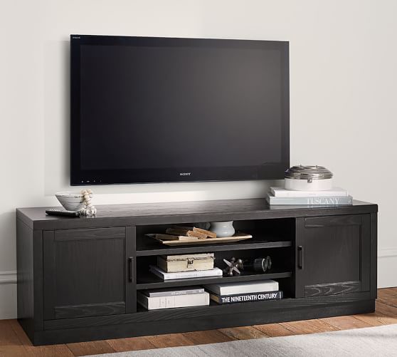 Pottery Barn REYNOLDS LOW TV STAND pottery barn premier sale