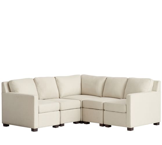 Pottery Barn SOMA HARRISON SQUARE ARM UPHOLSTERED 5-PIECE SECTIONAL pottery barn premier sale
