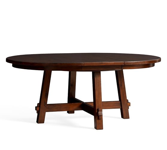 Pottery Barn TOSCANA EXTENDING PEDESTAL TABLE, TUSCAN CHESTNUT pottery barn premier sale august 25 2017