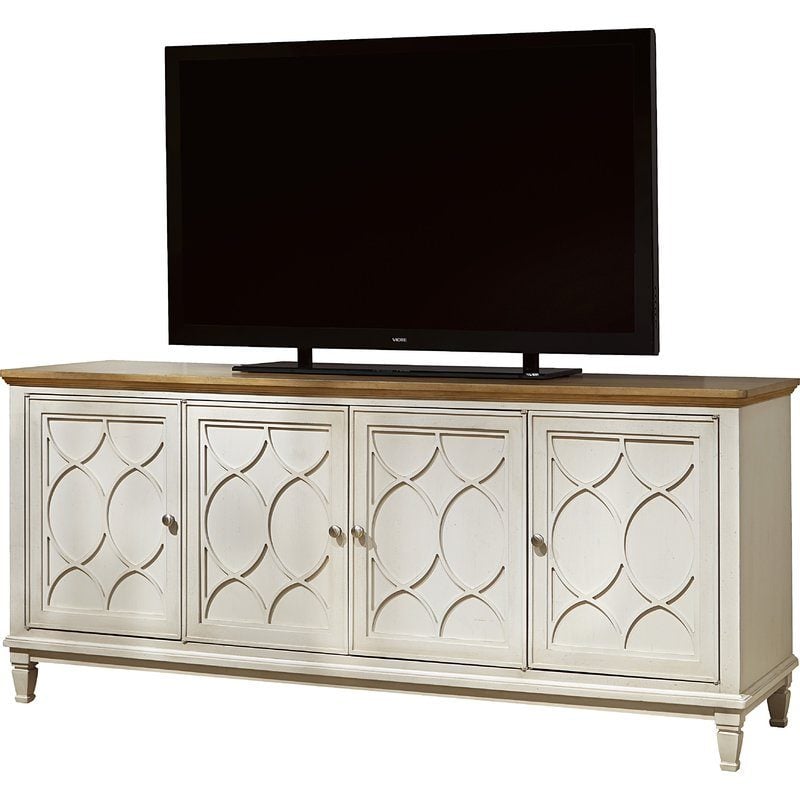 Tristian Media Console Bisque joss and main labor day sale