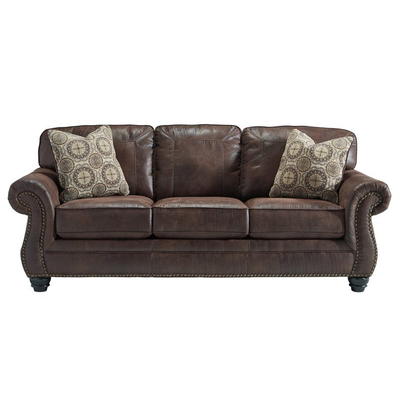 Turcott 90" Sofa Espresso polyester joss and main labor day sale