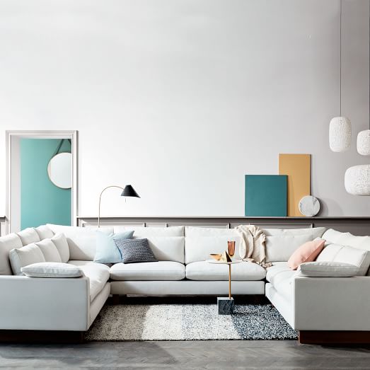West Elm Harmony U-Shaped Sectional west elm buy more save more sale labor day