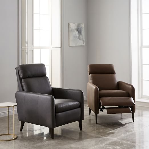 West Elm Lewis Leather Recliner west elm sofas furniture sale