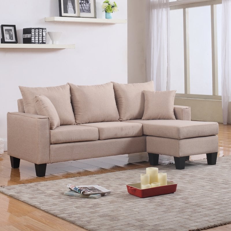 Zipcode Design Janna Reversible Sectional Wayfair labor day clearance sale