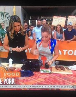 Watch Food Network host Marcela Valladolid show Savannah Guthrie how to make tacos three ways: cola braised pork tacos (carnitas tacos), Ensenada style baja fish tacos, potato and poblano tacos on the Wednesday, August 23, 2017 episode of the Today show.