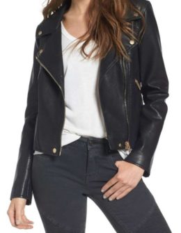 BLANKNYC Life Changer Moto Jacket Black faux leather moto jackets