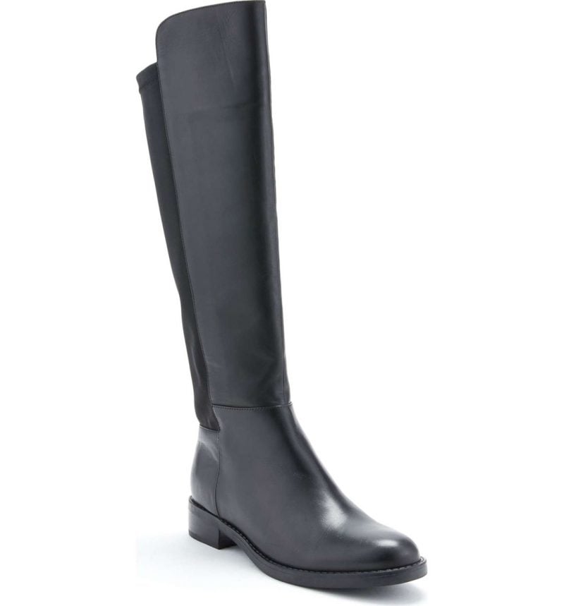 BLONDO Ellie Waterproof Knee High Riding Boot Black Leather riding boots fall 2017